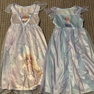 Disney Frozen Elsa Gown Set in Blue and Purple